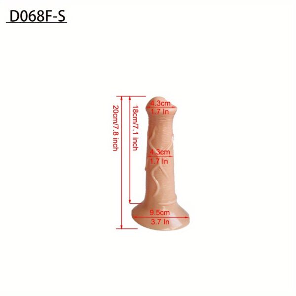 Black Horse Dildo Realistic Masturbator Animal Dildo with Suction Cup Monster Butt Plug Anal Plug Anal Sex Toys for Men Women Lesbian Gay Pleasure