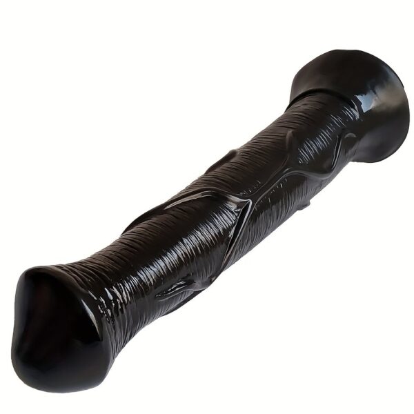 Black Horse Dildo Realistic Masturbator Animal Dildo with Suction Cup Monster Butt Plug Anal Plug Anal Sex Toys for Men Women Lesbian Gay Pleasure
