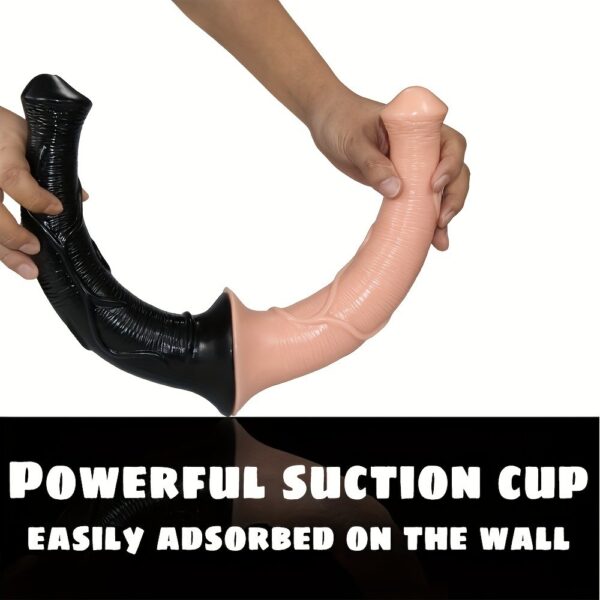 Black Horse Dildo Realistic Masturbator Animal Dildo with Suction Cup Monster Butt Plug Anal Plug Anal Sex Toys for Men Women Lesbian Gay Pleasure