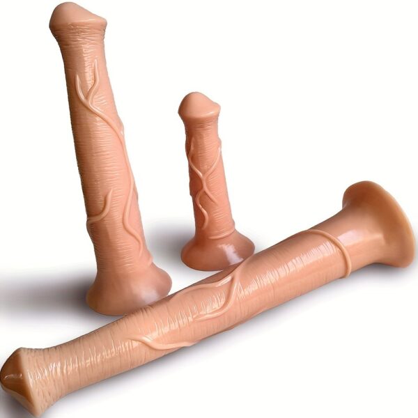 Black Horse Dildo Realistic Masturbator Animal Dildo with Suction Cup Monster Butt Plug Anal Plug Anal Sex Toys for Men Women Lesbian Gay Pleasure