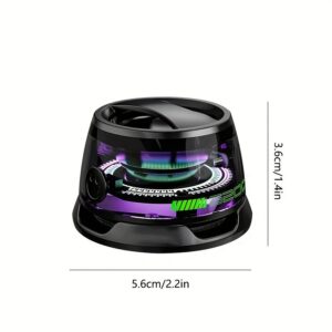Mini magnetic speaker and phone stand with lanyard, USB charging, portable hands-free stand, suitable for home gym travel.