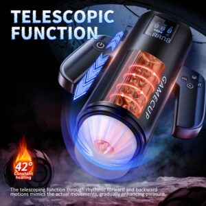 Male Masturbator Adult Sex Toys for Men Automatic Male Sex Toys Sex Toy Machine with 9 Vibration Patterns 4 Thrusting Modes 4 Suction Patterns, Blowjob Pocket Pussy Stroker Mens Masturbators Cup Pocket Pussy for Men