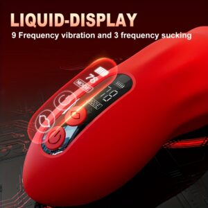 1pc Realistic Pocket Pussy Penis Training Masturbators Sex Toy For Men, Liquid Silicone Tongue Vibrator Rose Sex Toys With 3 Sucking & 9 Vibrating Modes, 360° Wrapping Sucking Vibrator Couple Sex Toys