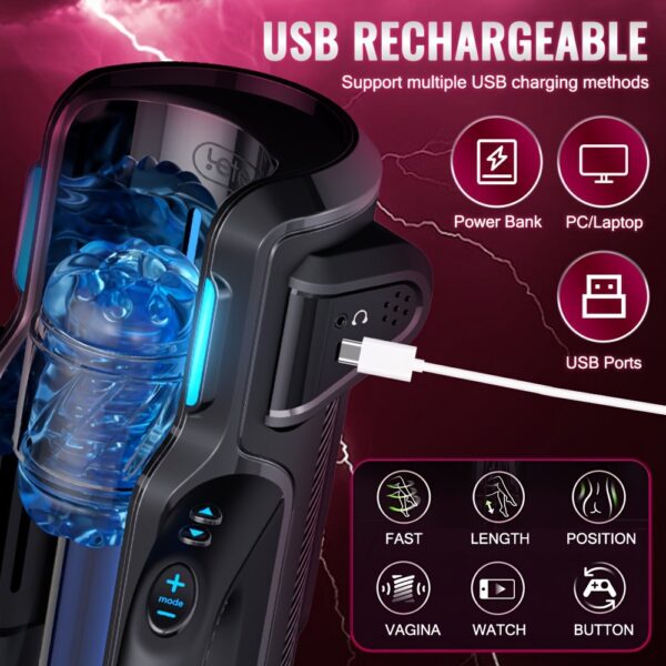 10 Frequency Vibration Men'S Toy Refuses Awkwardness, Preferred Gift For Gifting