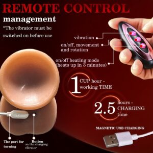 1pc 8.6inch Realistic Thrusting Dildo Vibrator With Heating,10 Vibration Modes,10 Thrusting Modes Dildos For G-Spot Anal Play, Automatic Silicone Penis Sex Toy For Woman Couples With Suction Cup