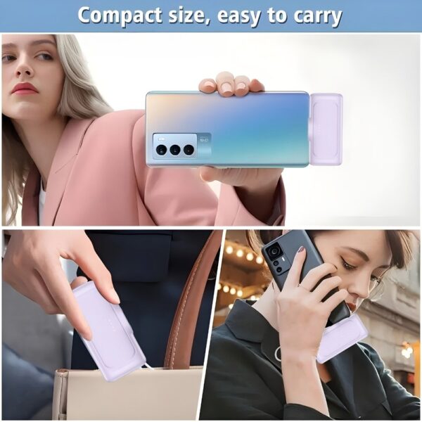 22.5W Fast Charging, 5000mAh Mini Portable Charger, USB-C Mobile Power, Universal Compatibility, USB Type-C, Dual Power Mode, Rechargeable Lithium Polymer Battery, for iPhone 16/15 Series And Android Devices