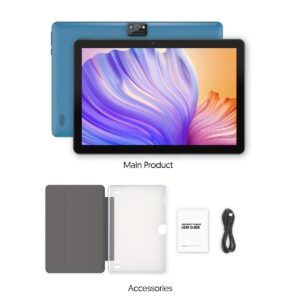 10 Inch Android Tablet, 2024 Latest Android 13 Tablet 7GB (3+4) RAM 64GB ROM, 512TB TF Expansion, 5G Dual Band WIFI6 Tablet, 2MP+8MP Camera, Stylus Without Electricity