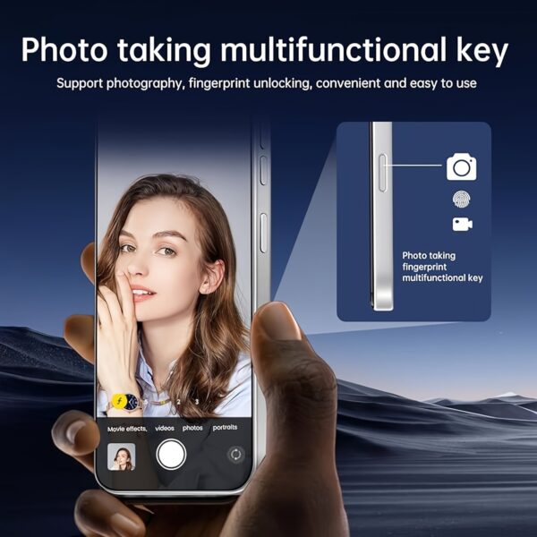 [Smart Office] New Smart Office Device | 6+256GB, 5G Unlocked, 6.9" Full HD Display, Dual SIM Dual Standby, 48MP+72MP Camera, 6800mAh Battery, Facial Recognition, Octa-Core CPU, USB Charging, Fast Charging Support | Portable Data Collector | Vivid Display | Durable Construction