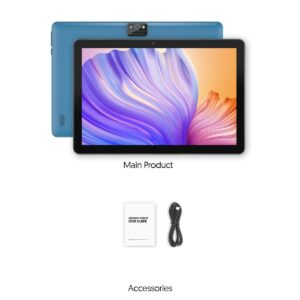 10 Inch Android Tablet, 2024 Latest Android 13 Tablet 7GB (3+4) RAM 64GB ROM, 512TB TF Expansion, 5G Dual Band WIFI6 Tablet, 2MP+8MP Camera, Stylus Without Electricity
