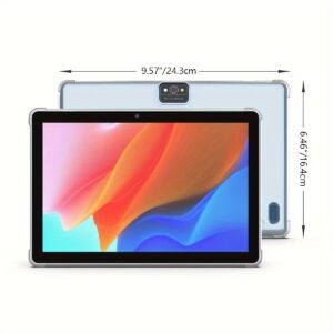 10 Inch Android Tablet, 2024 Latest Android 13 Tablet 7GB (3+4) RAM 64GB ROM, 512TB TF Expansion, 5G Dual Band WIFI6 Tablet, 2MP+8MP Camera, Stylus Without Electricity