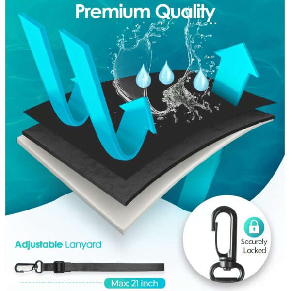 2 waterproof phone pouches, waterproof phone cases for iPhone 15 14 13 12 11 Pro Max, also for phone models under 7 inches