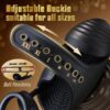 [Triple Motor Male Sex Toys] 4-in-1 Triple Motor Adjustable Male Masturbator - Penis Training Vibrator With 10 Modes & Dual Cock Rings