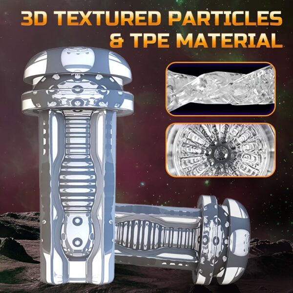1pc Automatic Male Masturbator Sex Toys for Men, Adult Toy Male Sex Toys with 7 Thrusting & 7 Rotating Modes, Hands Free Pocket Pussy Sex Machine with Visual Window & Suction Base