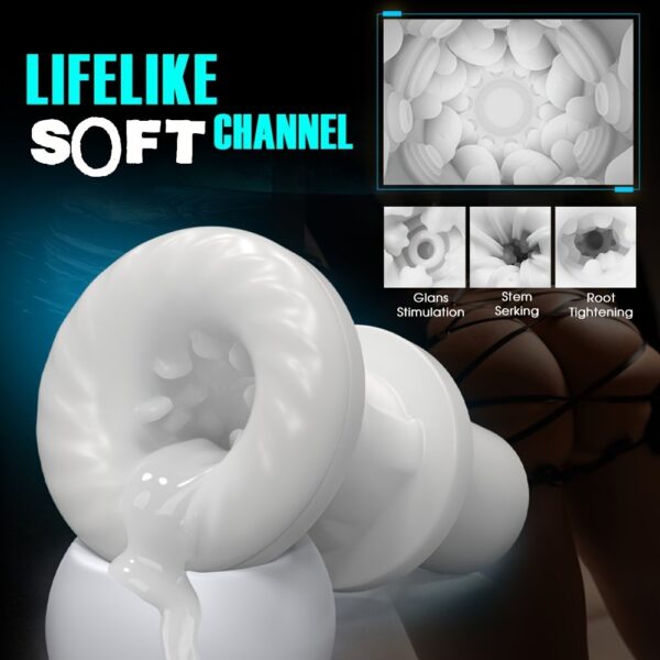 Automatic Male Masturbator Sex Toys For Men - Adult Toy Male Sex Toys With 7 Thrusting Modes, Hands Free Pocket Pussy Sex Machine With Wearable Strap