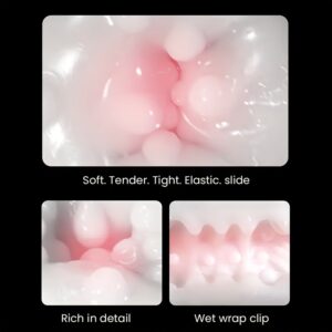 1pc Men'S Masturbation Cup Sex Toy - With 3-speed Variable Speed And 9-vibration Stretching/suction Mode; 3D Textured Penis Masturbation Cup, Used For Penis Stimulation, Valentine'S Day Gift