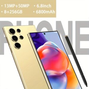 6.8inch Android Smartphone, Built-in Pen, Support 5G Network, Cell Phone, 12+512GB, Expandable Memory, 6800mAh, Support Face Recognition, GPS Navigation And Positioning, Dual SIM Standby, Complete Accessories, Portable Phone, Mini Phone, 4.0inch Pocket Small Phone, 3+32GB, Suitable for Back-up Phone, Holiday Birthday Gift Goodies