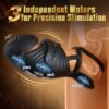 [Triple Motor Male Sex Toys] 4-in-1 Triple Motor Adjustable Male Masturbator - Penis Training Vibrator With 10 Modes & Dual Cock Rings