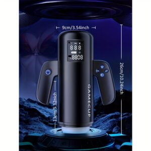 Male Masturbator Adult Sex Toys for Men Automatic Male Sex Toys Sex Toy Machine with 9 Vibration Patterns 4 Thrusting Modes 4 Suction Patterns, Blowjob Pocket Pussy Stroker Mens Masturbators Cup Pocket Pussy for Men