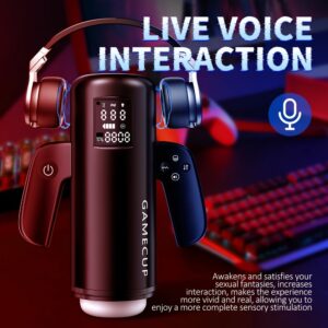 Male Masturbator Adult Sex Toys for Men Automatic Male Sex Toys Sex Toy Machine with 9 Vibration Patterns 4 Thrusting Modes 4 Suction Patterns, Blowjob Pocket Pussy Stroker Mens Masturbators Cup Pocket Pussy for Men
