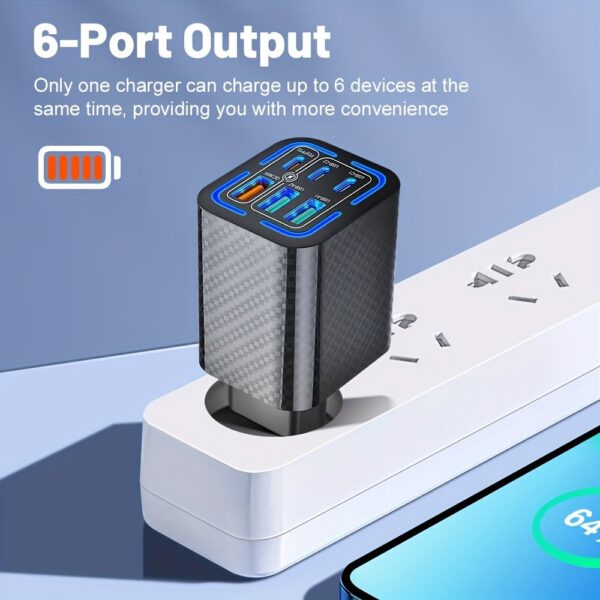 KAXOE 2pcs 50W Super Fast Charging Phone Charger Adapter USB C Charger Wall Travel Charger Plug USB Phone Charger for iPhone for Samsung