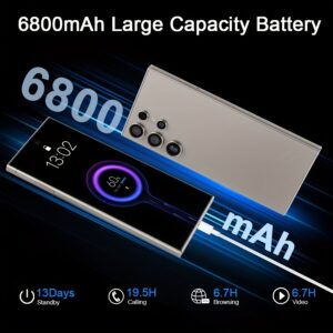 6.8inch Android Smartphone, Built-in Pen, Support 5G Network, Cell Phone, 12+512GB, Expandable Memory, 6800mAh, Support Face Recognition, GPS Navigation And Positioning, Dual SIM Standby, Complete Accessories, Portable Phone, Mini Phone, 4.0inch Pocket Small Phone, 3+32GB, Suitable for Back-up Phone, Holiday Birthday Gift Goodies