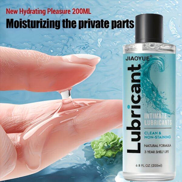 3pcs Large Volume of Water-based Personal, Masturbating Lube Lotion, Portable and Durable Silk, Available for Women's and Men's Sex Toys, Natural Ingredients Non-dyed 200ml (6.8oz)