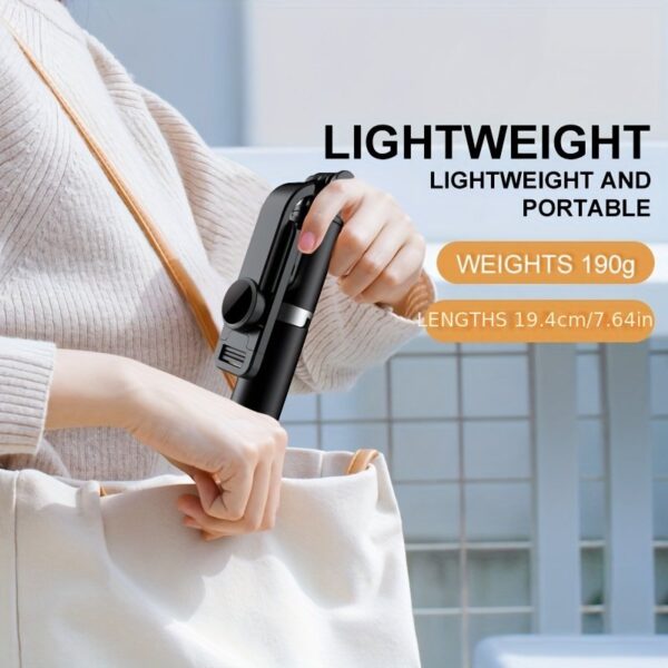 40-inch Extendable Phone Selfie Stick, Professional Floor Stand Designed for Live Streaming with Wireless Remote Control Smartphone Tripod, 360° Rotatable, Stable Anti-Shake Handheld Monopod Perfect for Travel and Outdoor Vlogging and Broadcasting, Suitable for iPhone/Android Smartphones
