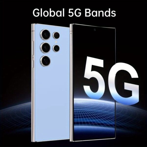 Ultra unlock smart 5G mobile phone, dual SIM, dual standby, 6.8-inch HD display, 8GB+256GB storage space, HD camera and 6, 500mAh battery, built-in stylus, support for global unlock, 2025 new Android 13 smartphone, face recognition, fingerprint unlock