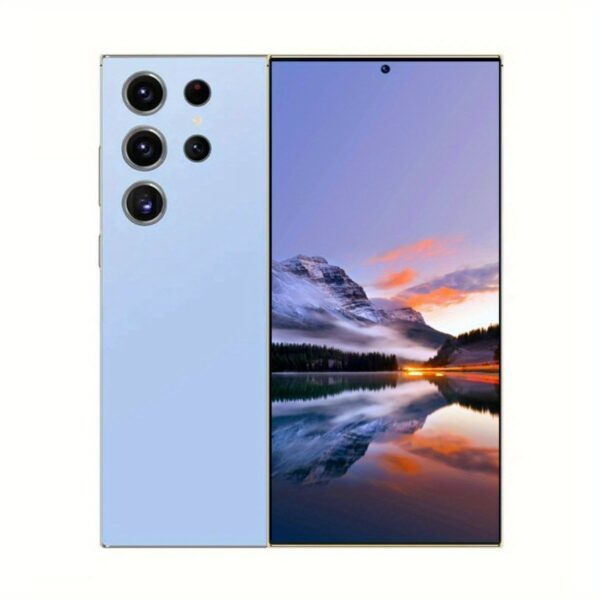 Ultra unlock smart 5G mobile phone, dual SIM, dual standby, 6.8-inch HD display, 8GB+256GB storage space, HD camera and 6, 500mAh battery, built-in stylus, support for global unlock, 2025 new Android 13 smartphone, face recognition, fingerprint unlock